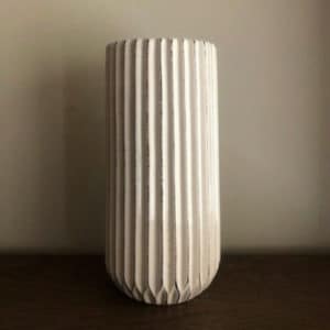 Κεραμικό Βάζο 22Αθηνά22 με Πτυχώσεις 1