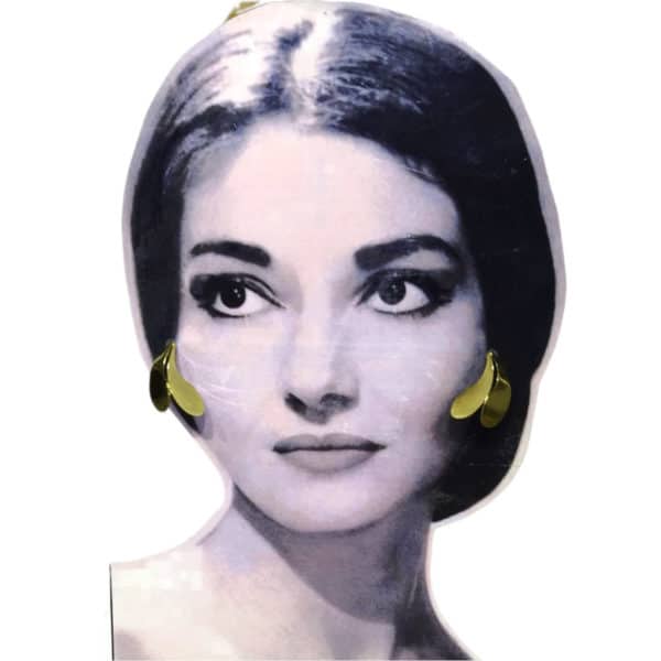 Vintage Επίχρυσα Καρφωτά Σκουλαρίκια Λαχούρια 1
