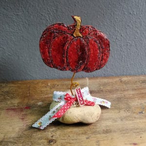 Χειροποίητο Eπιτραπέζιο Γούρι Κολοκύθα 1