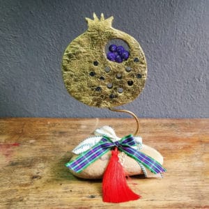 Χειροποίητο Επιτραπέζιο Γούρι Ρόδι  1