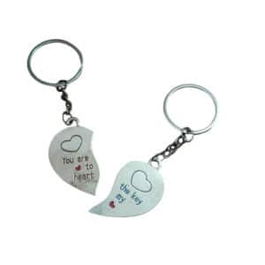 Μεταλλικά Μπρελόκ Αγάπης με Φράση