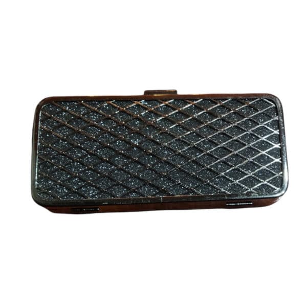 Γυναικείο Ανθρακί Clutch Τσαντάκι Χειρός