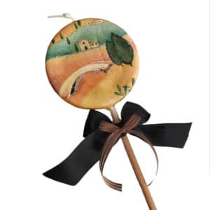 Χειροποίητη Πασχαλινή Λαμπάδα Γλειφιτζούρι Τοπίο 1