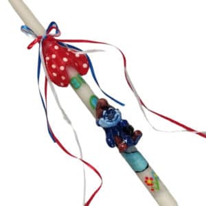 Χειροποίητη Πασχαλινή Λαμπάδα Μπαμπαστρούμφ 1