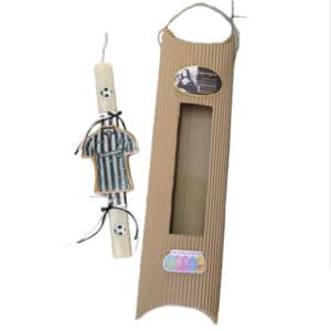 Χειροποίητη Πασχαλινή Λαμπάδα ΠΑΟΚ 1