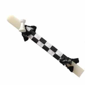 Χειροποίητη Πασχαλινή Λαμπάδα Σκάκι 1