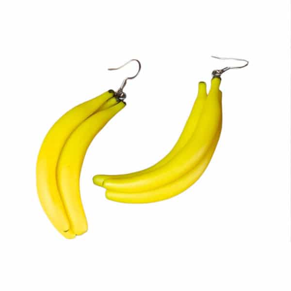 Χειροποίητα Γυναικεία Κρεμαστά Σκουλαρίκια Μπανάνες