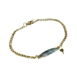 Χειροποίητο Ατσάλινο Βραχιόλι Mama 1