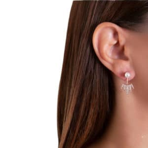 Γυναικεία Ατσάλινα Σκουλαρίκια Κρεμαστά με Ιδιαίτερο Σχέδιο 1