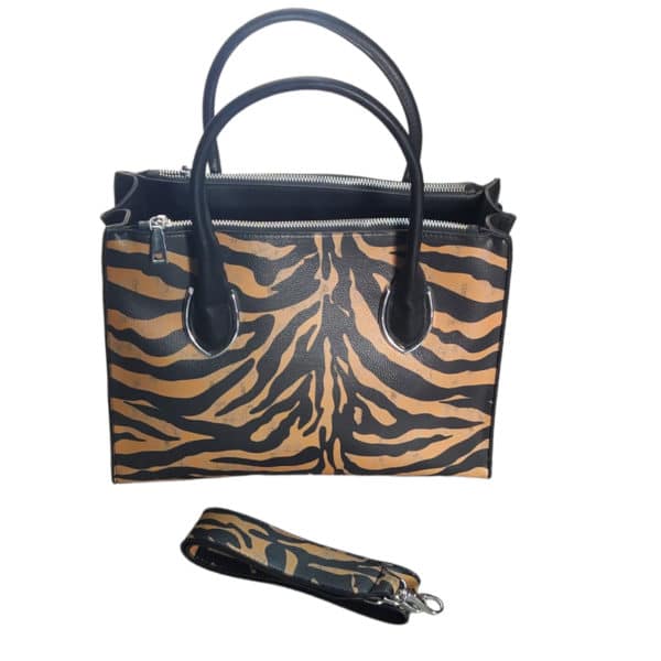 Γυναικεία Τσάντα Ώμου Χιαστί Animal Print Tiger 3