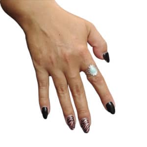 Γυναικείο Ατσάλινο Vintage Ασημί Δαχτυλίδι Ήλιος 2