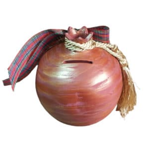 Χειροποίητο Γούρι Κεραμικό Στολίδι Ρόδι 2