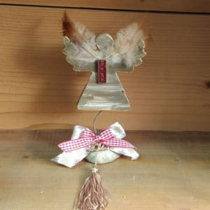 Χειροποίητο Eπιτραπέζιο Γούρι Άγγελος 23 από Τσιμέντο 1