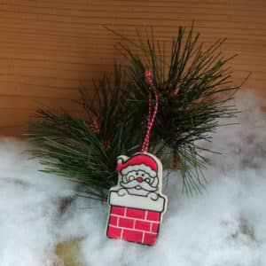 Χειροποίητο Χριστουγεννιάτικο Στολίδι Δέντρου Άγιος Βασίλης 1