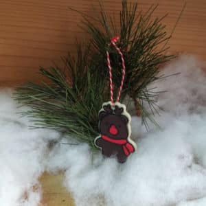 Χειροποίητο Χριστουγεννιάτικο Στολίδι Δέντρου Τάρανδος 1