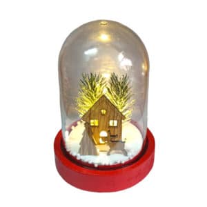 Χριστουγεννιάτικη Επιτραπέζια Διακοσμητική Καμπάνα Σπίτι 2