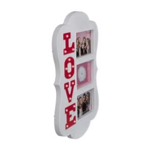 Φωτιζόμενη επιτοίχια κορνίζα Love με 14 led